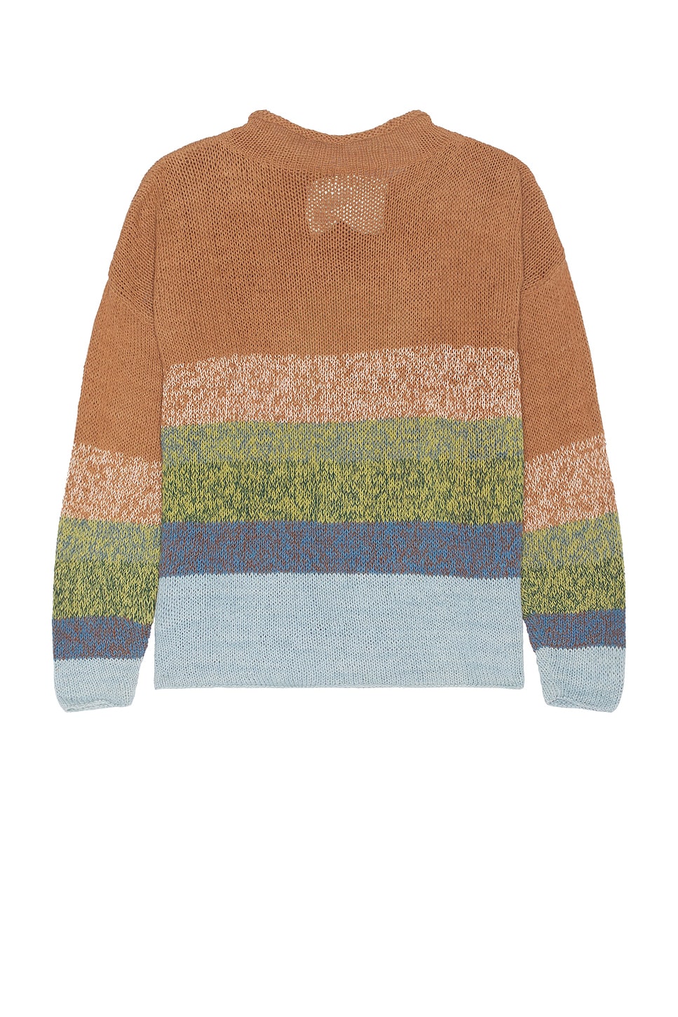 Shop Story Mfg. Hand Knit Twinsun Cardigan In Clay Solare Future