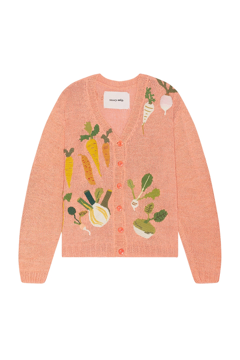Image 1 of Story mfg. Twinsun Cardigan in Pink Rooting For You