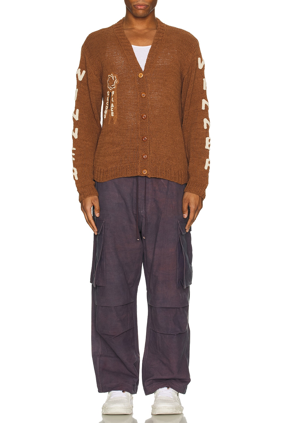 Image 1 of Story mfg. Twinsun Cardigan in Brown Contest