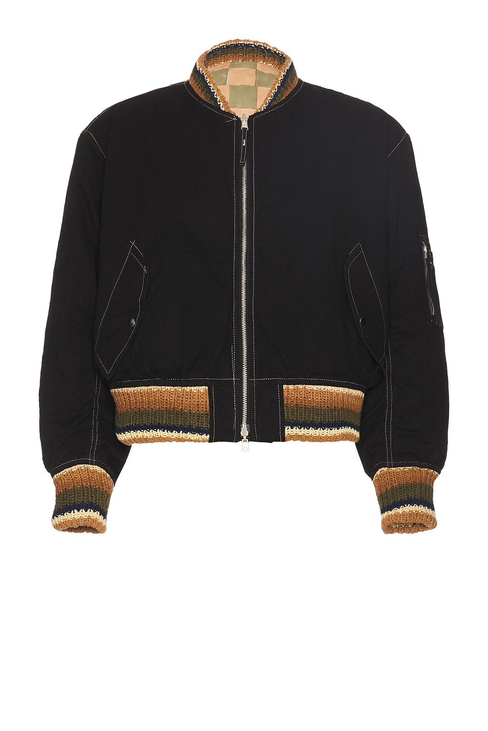 Seed Bomber Jacket in Black