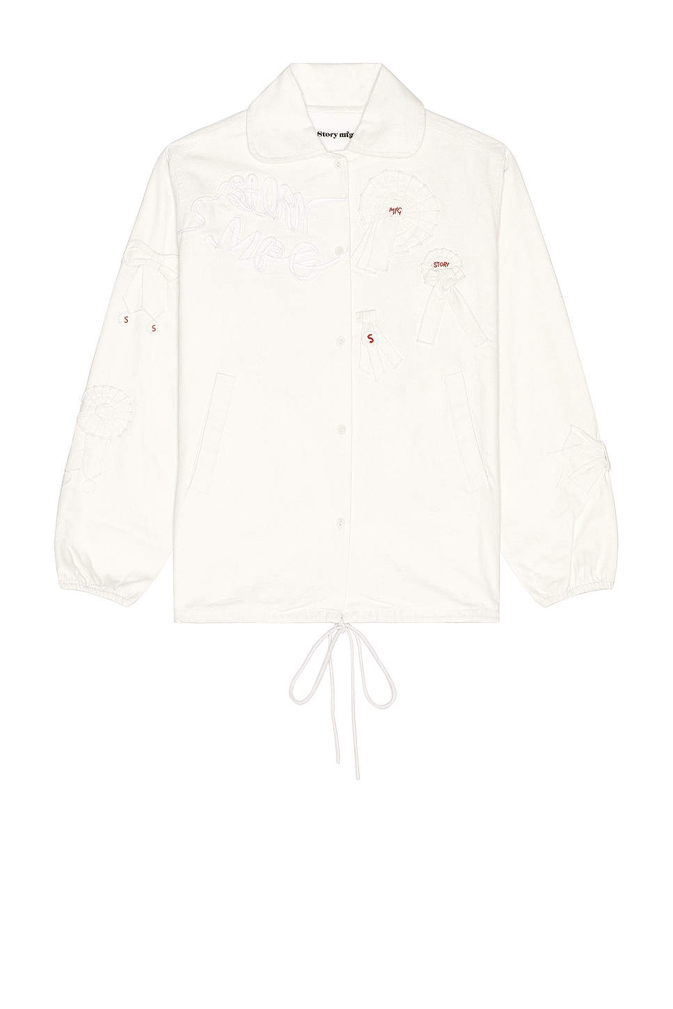 Image 1 of Story mfg. Varsity Jacket in Ecru Rosette