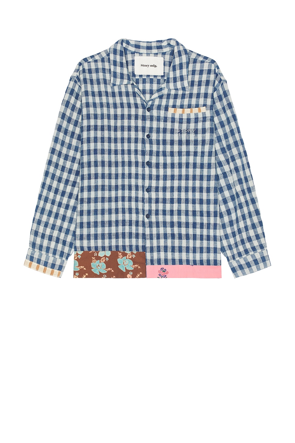 Shop Story Mfg. Greetings Shirt In Gingham Picnic