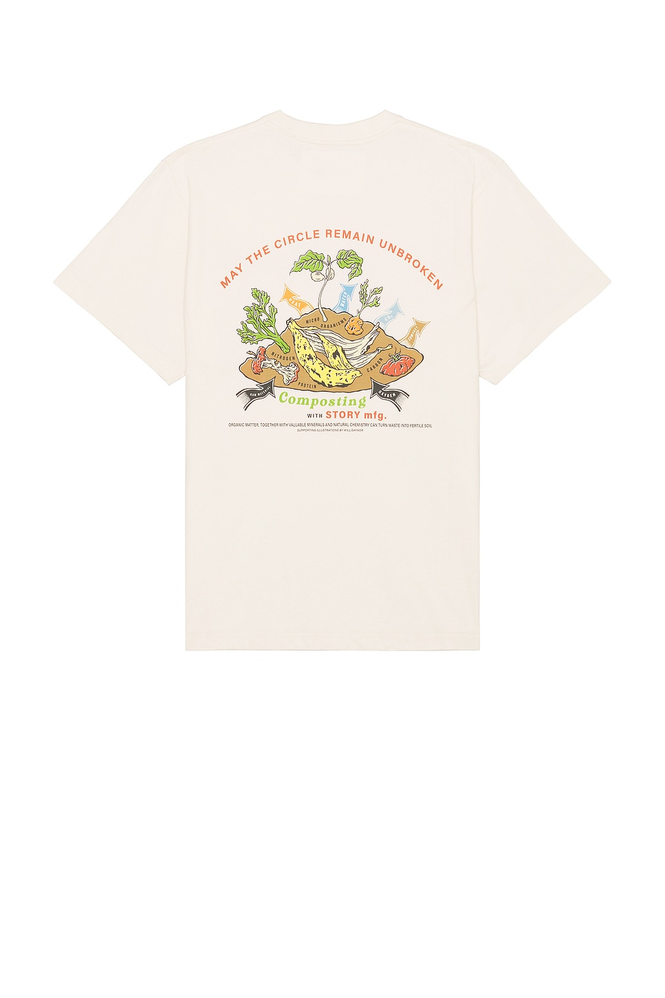 Grateful Tee in Cream