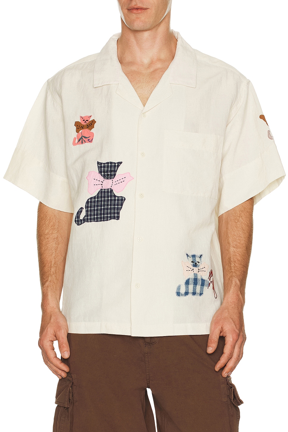 Image 1 of Story mfg. Greetings Shirt in Ecru Tales