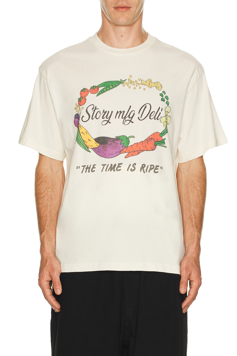 Image 1 of Story mfg. Grateful Tee in Ecru Story Deli