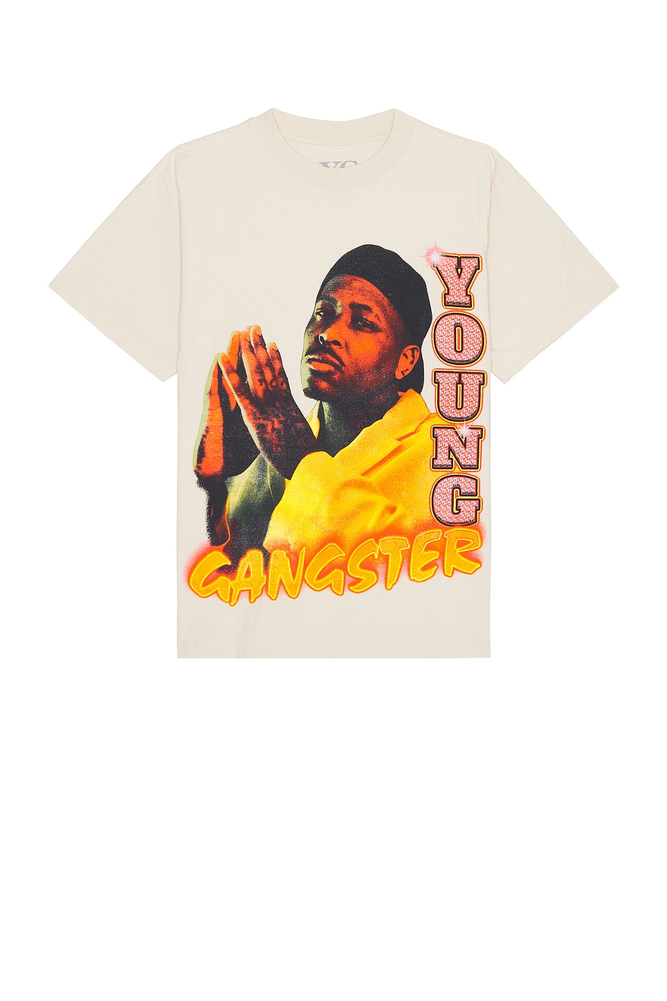 Image 1 of Stadium LA Yg Young Gangster Tee in Cream