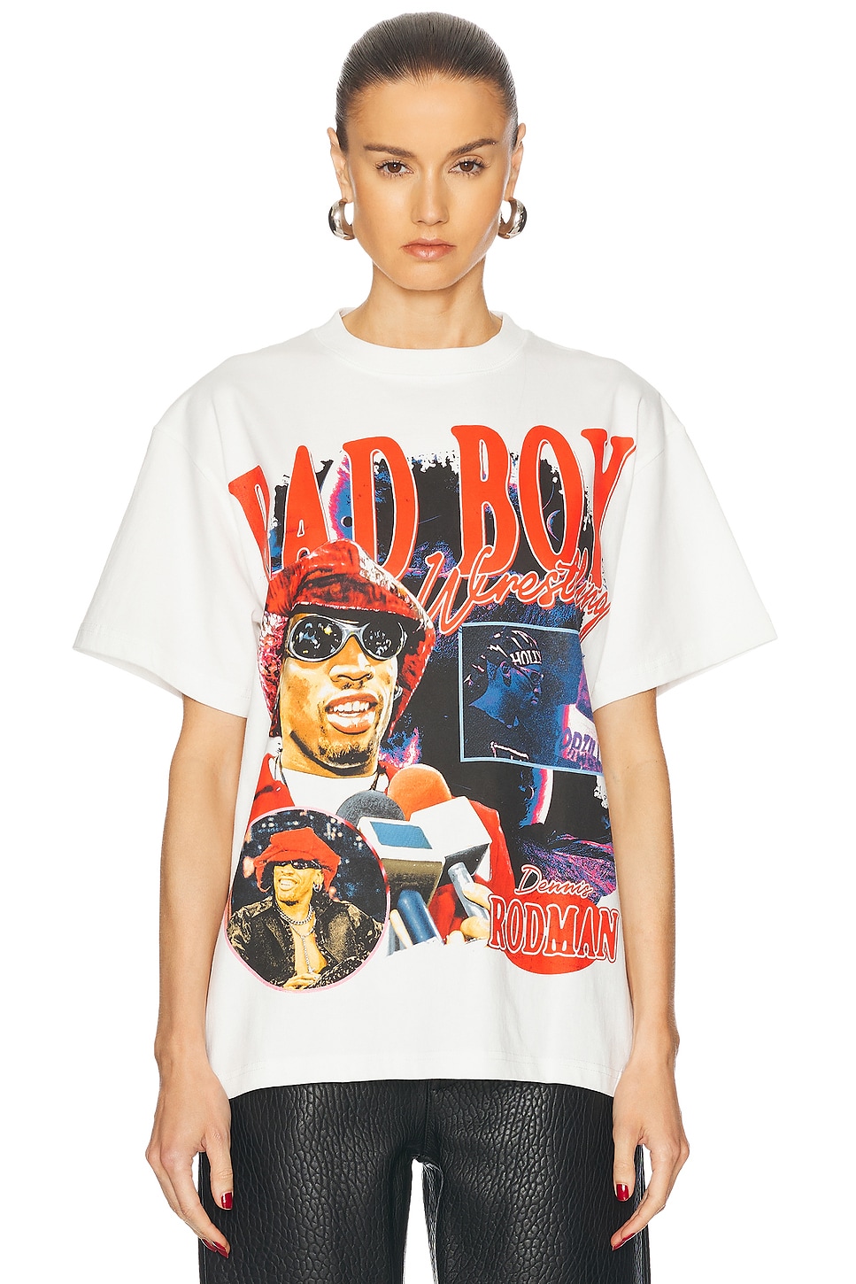 Bad Boy Wrestling Tee in White