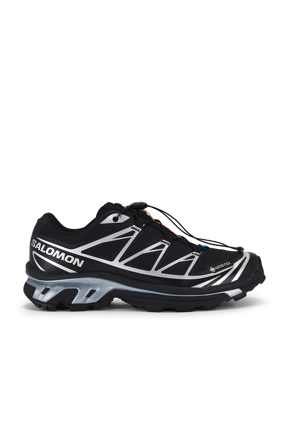 Image 1 of Salomon Xt-6 Gtx Sneakers in Black & Silver