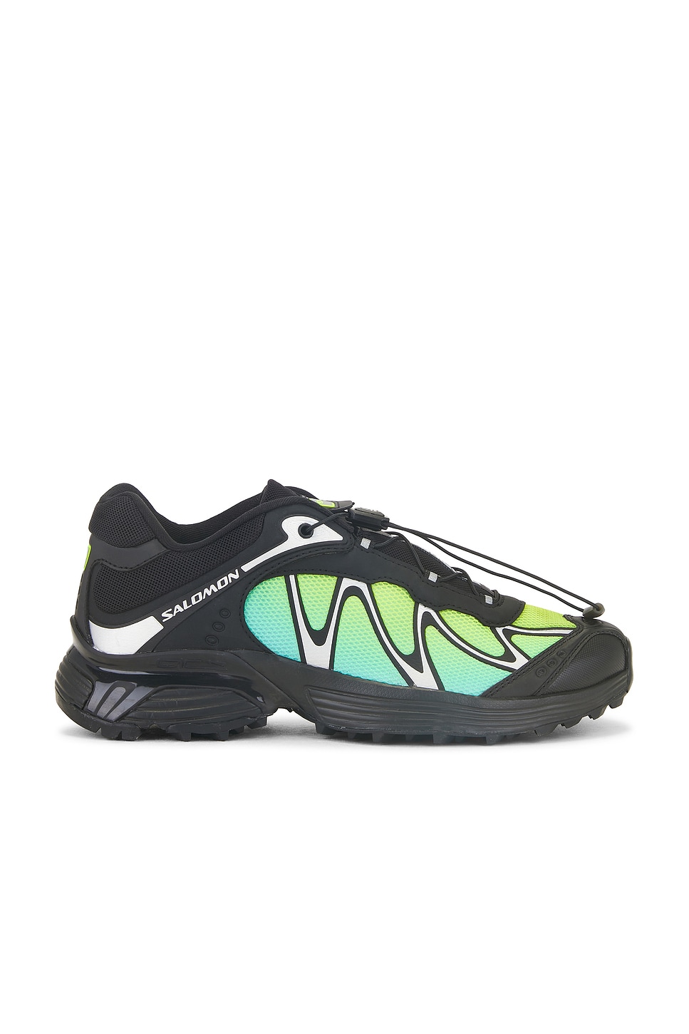 Image 1 of Salomon Xt-Whisper Sneakers in Black, Iced Aqua, & Silver