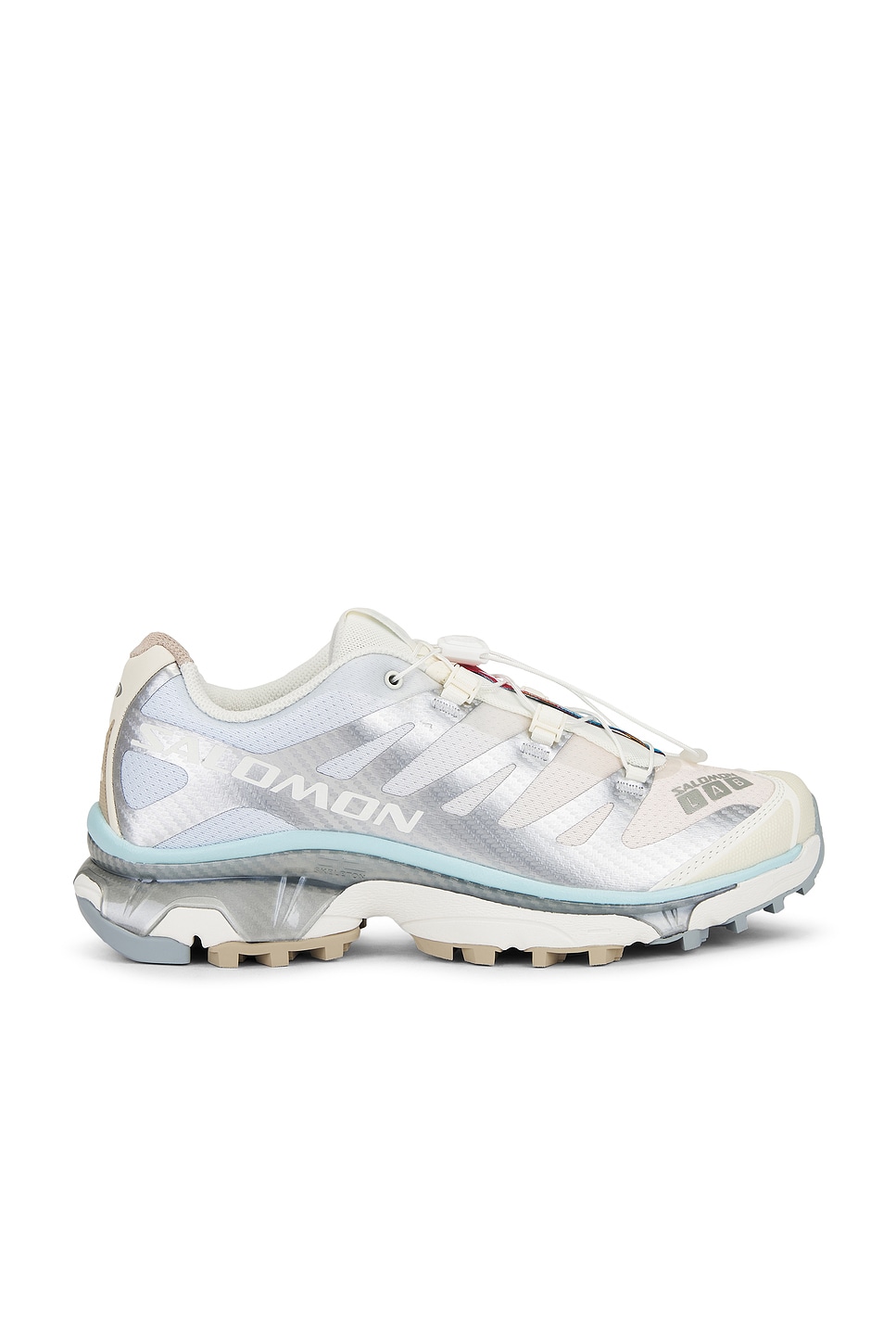 Image 1 of Salomon Xt-4 Og Sneakers in Vanilla Ice, Ballad Blue, & Tender Peach