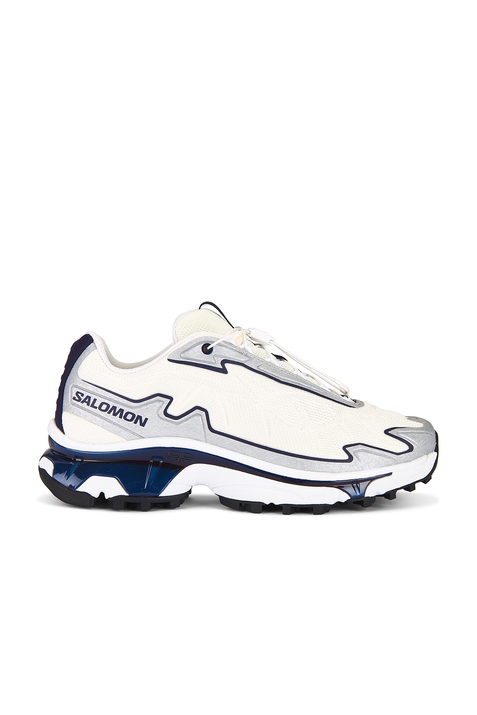 Image 1 of Salomon Xt-Slate Sneakers in Vanilla Ice, Silver, & Maritime Blue