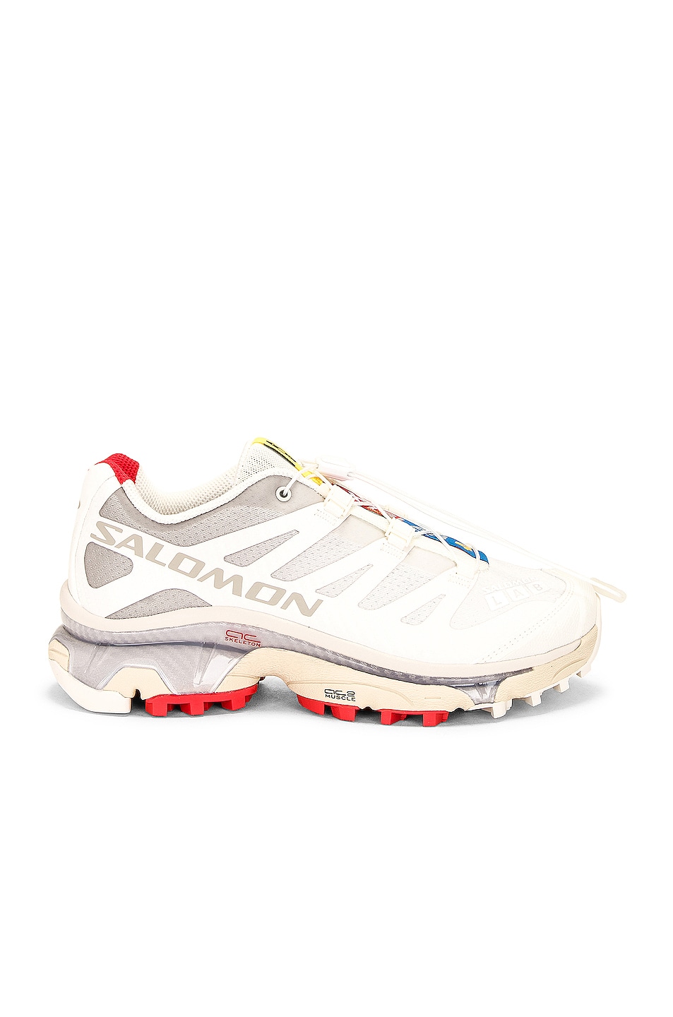 Image 1 of Salomon Xt-4 Og Sneakers in Vanilla, Fiery Red, & White