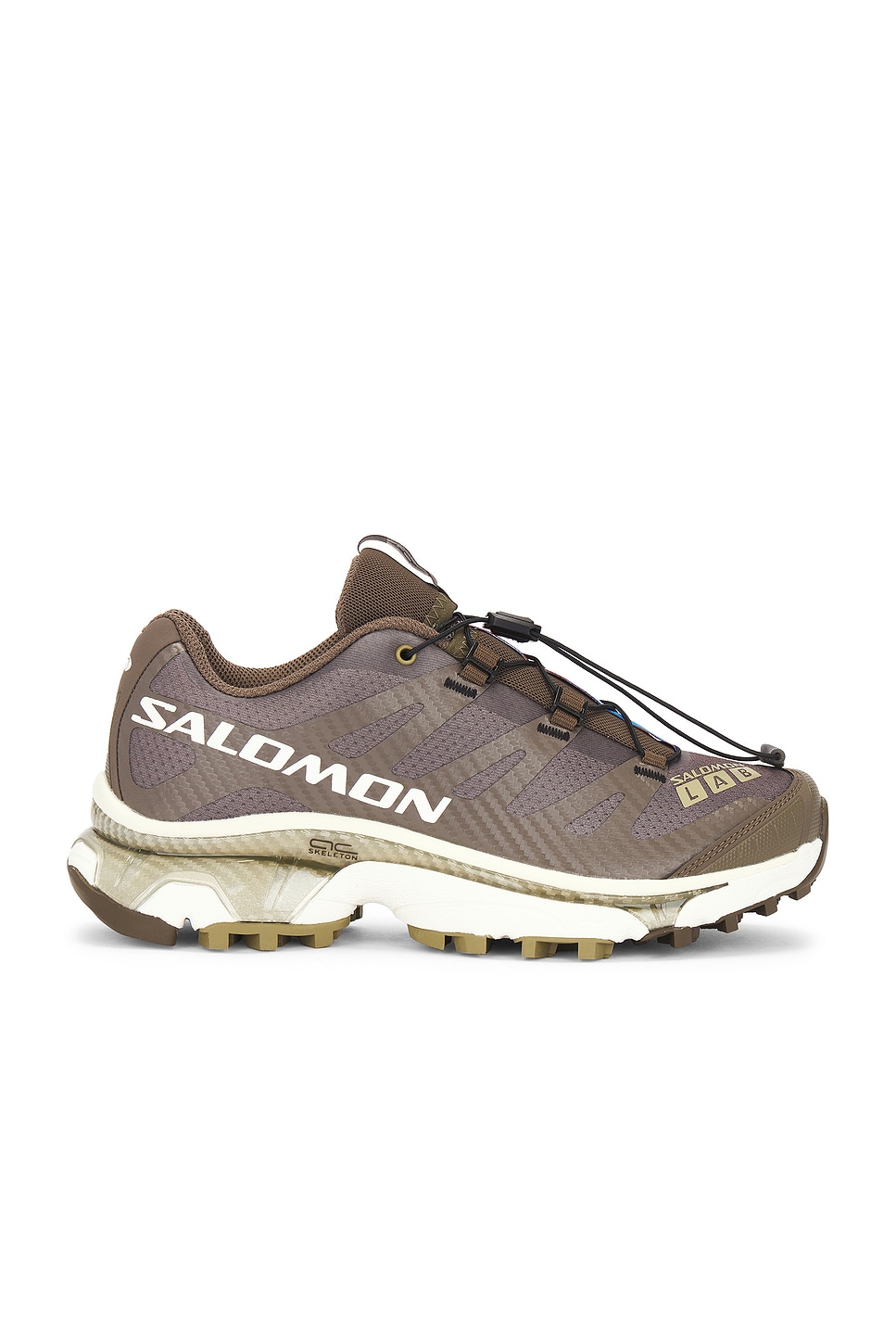 Image 1 of Salomon XT-4 OG Aurora Borealis Sneaker in Canteen, Transparent Yellow, & Dried Herb