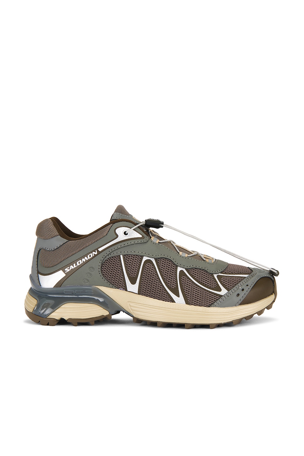 Image 1 of Salomon XT-Whisper Sneaker in Falcon, Pewter, & White Pepper