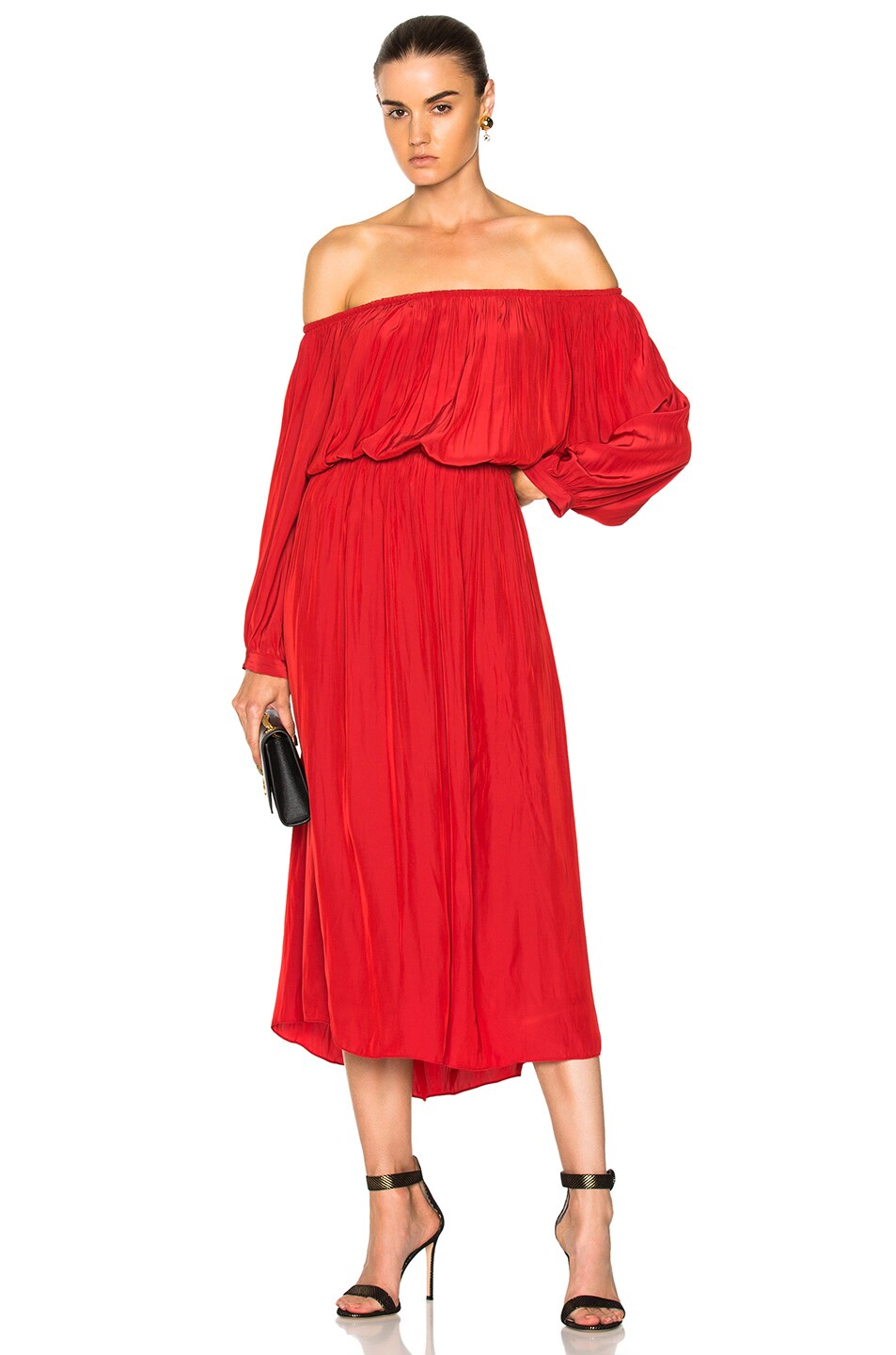 Image 1 of Smythe Gypset Dress in Crimson