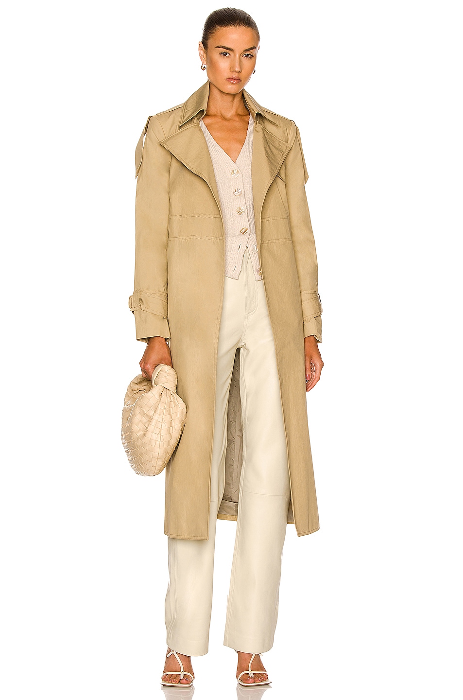 Image 1 of Smythe Belted Trench in Khaki
