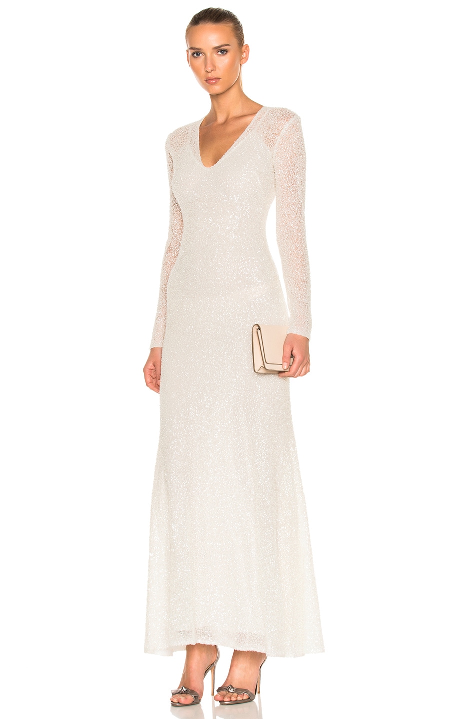 Image 1 of Sandra Mansour Perle Dress in White