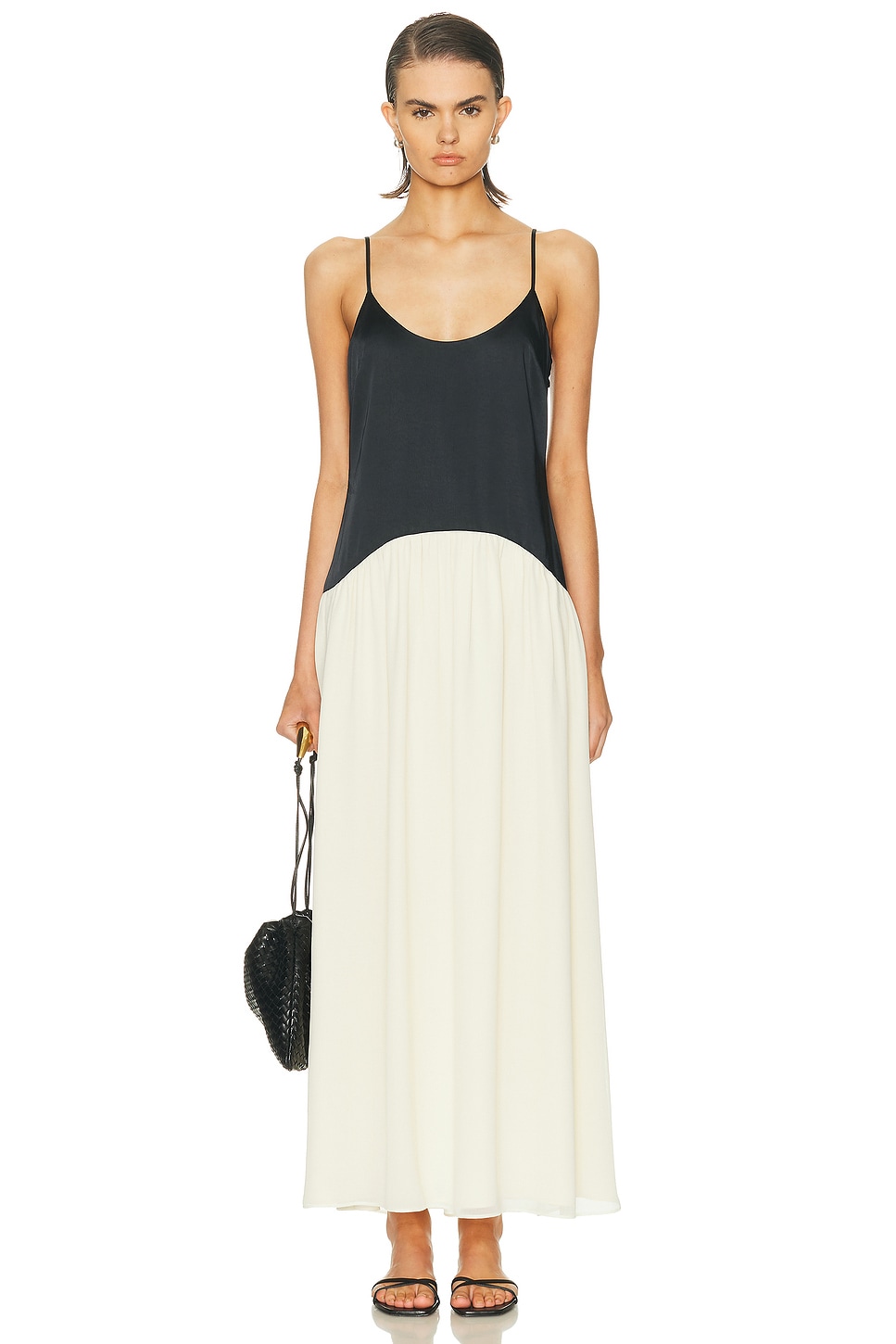 Solid & Striped The Talulla Sleeveless Maxi Dress In Black