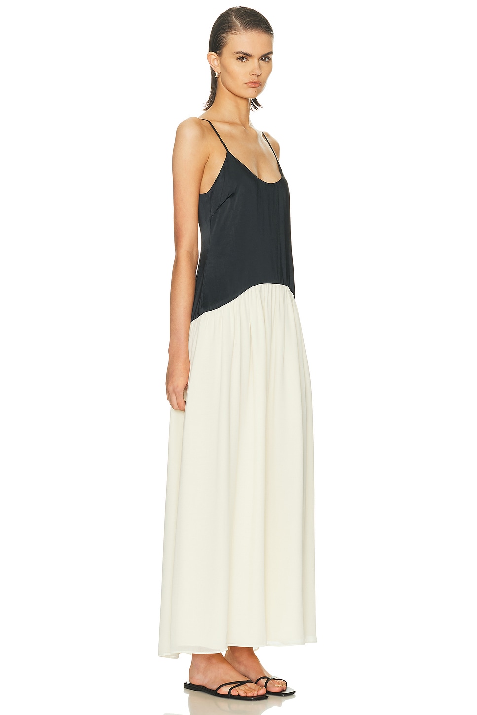 Solid & Striped The Talulla Sleeveless Maxi Dress In Black