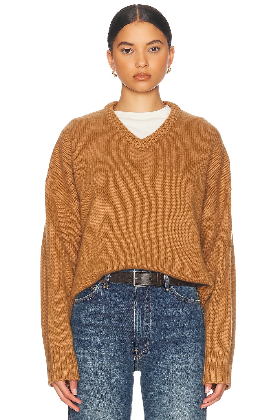 The Reva Sweater in Tan