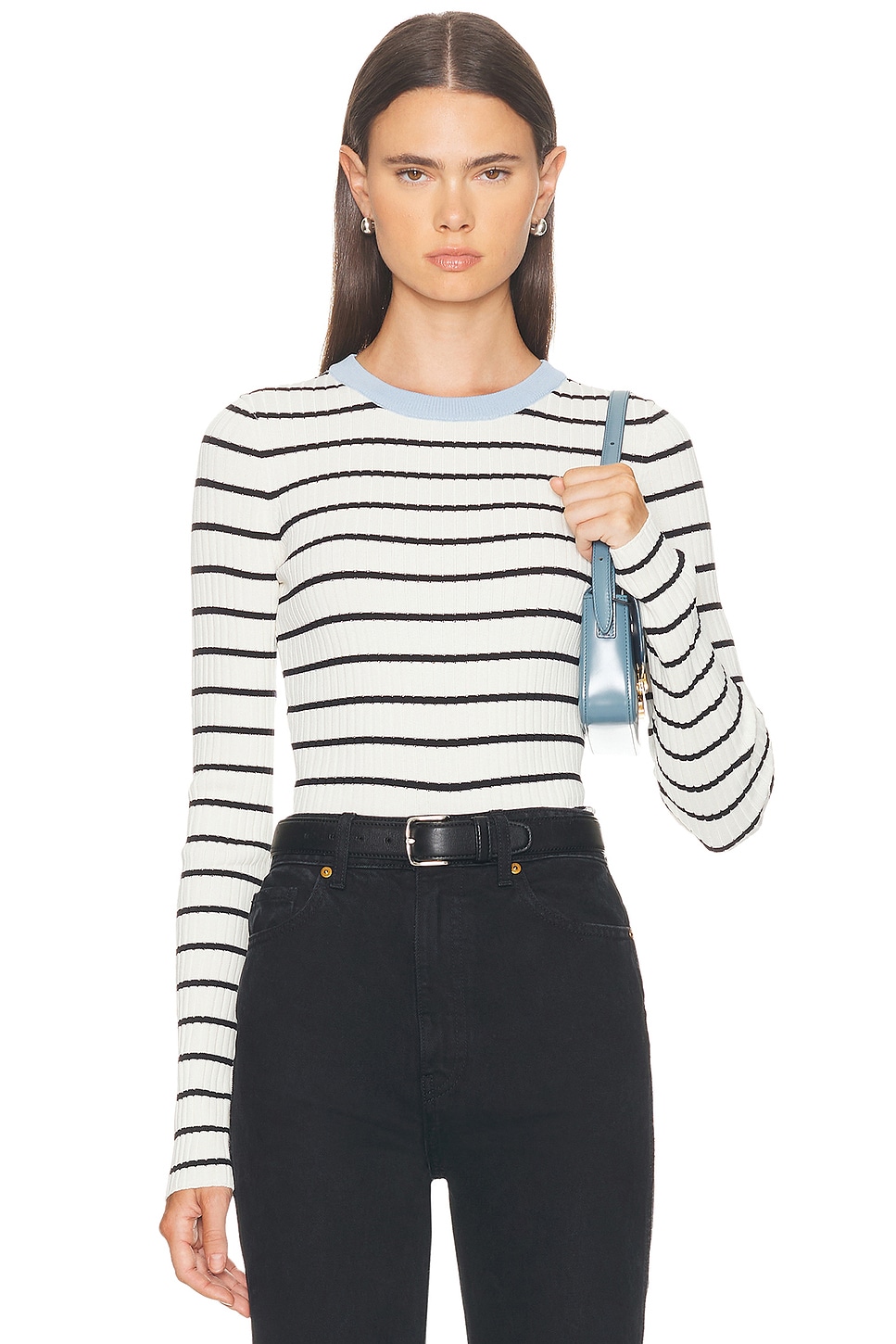 Image 1 of Solid & Striped The Dora Top in Brule