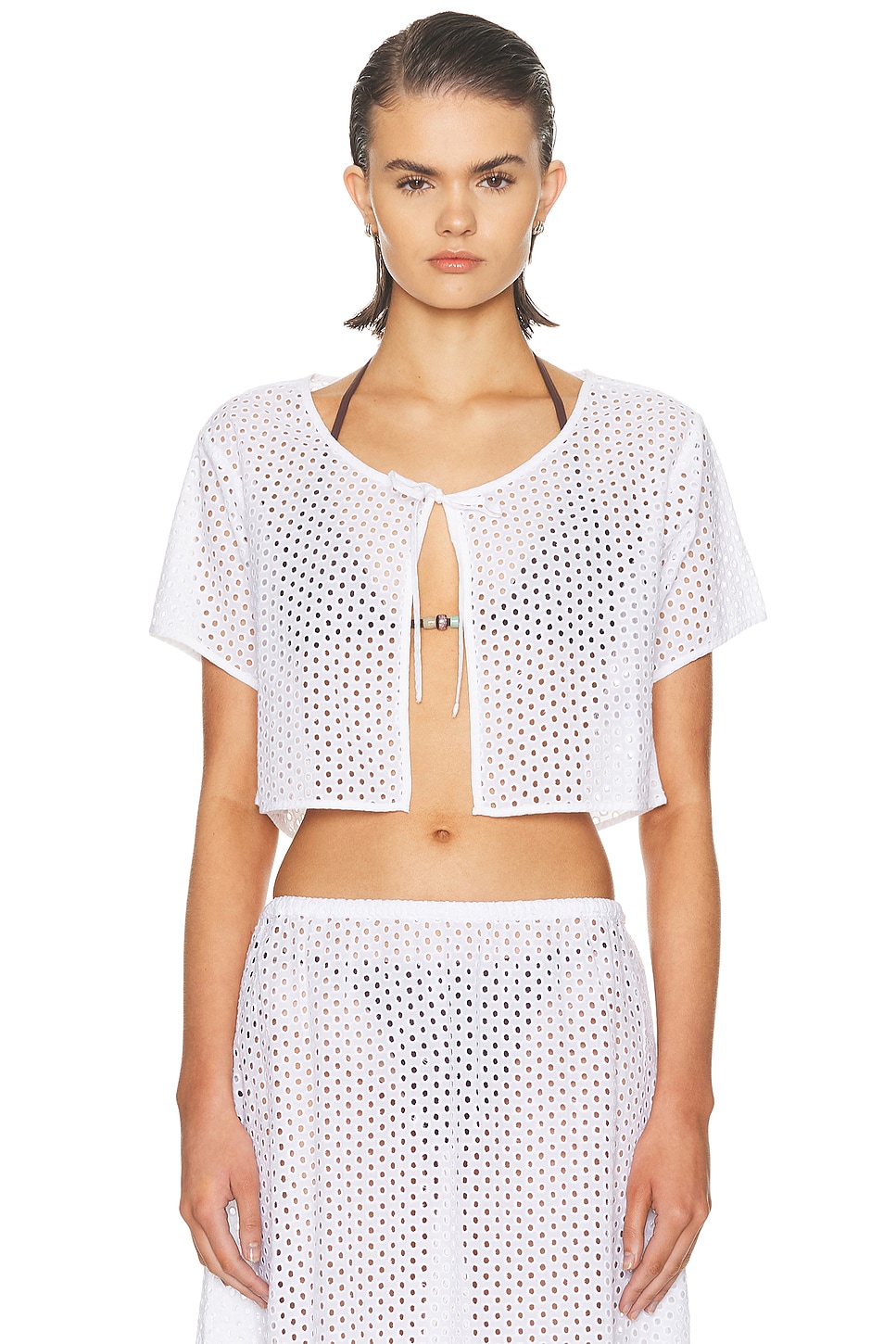 Image 1 of Solid & Striped The Shannon Top in Optic White