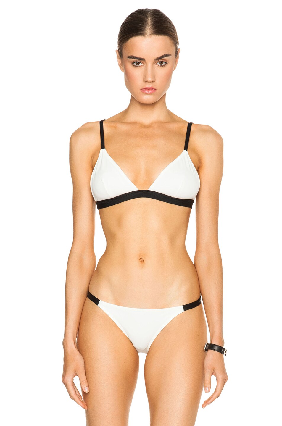 Image 1 of Solid & Striped Morgan Bikini Top in White