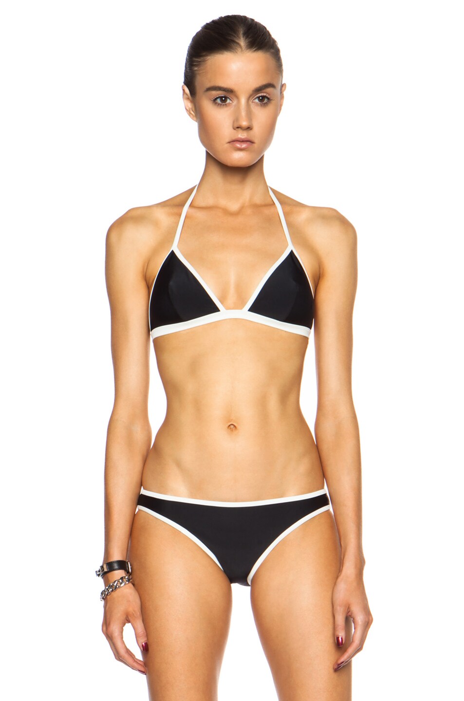 Image 1 of Solid & Striped The Miranda Bikini Top in Black