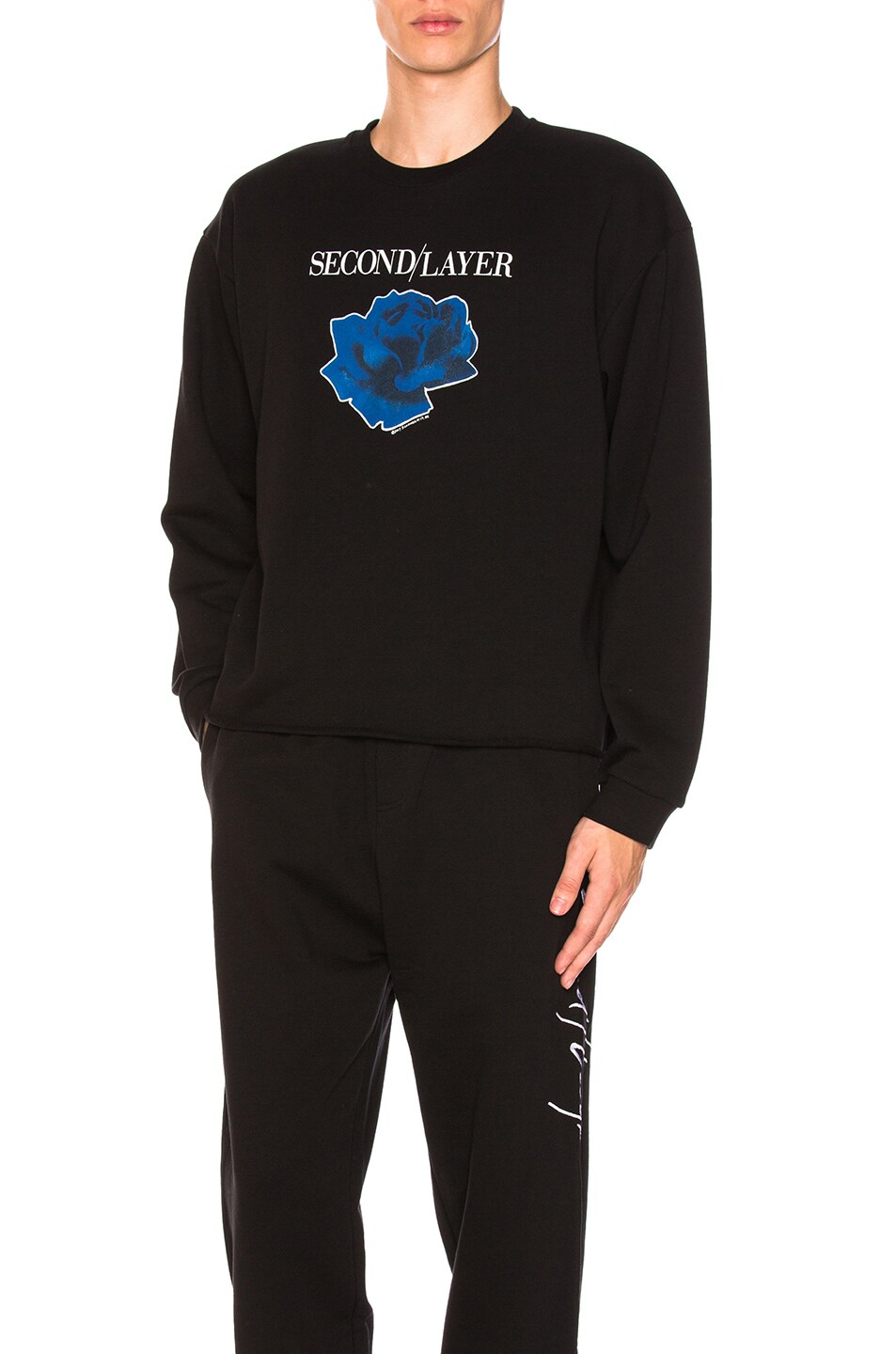 Image 1 of Second/Layer Disconnect Tour Sweatshirt in Black
