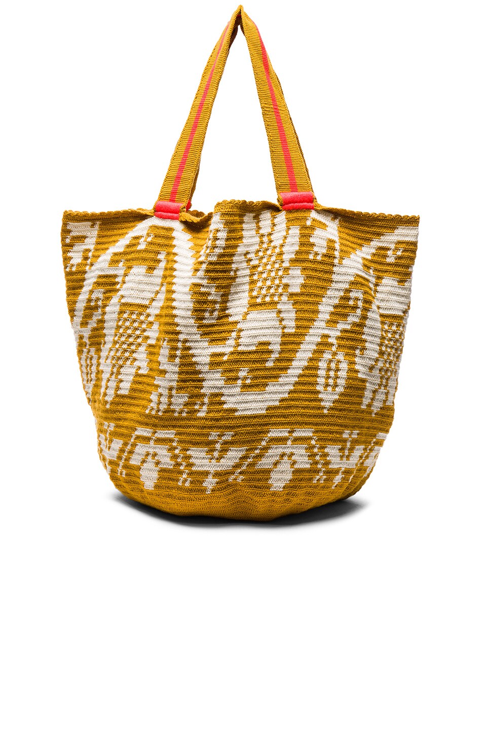 Image 1 of Sophie Anderson Jonas Floral Tote in White Mustard Floral