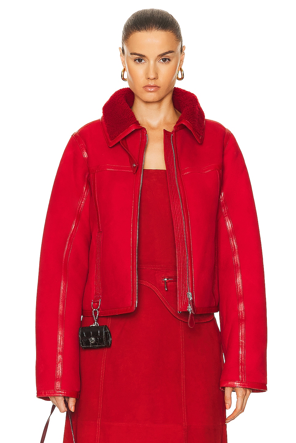 Image 1 of Saks Potts Cosmo Jacket in Red