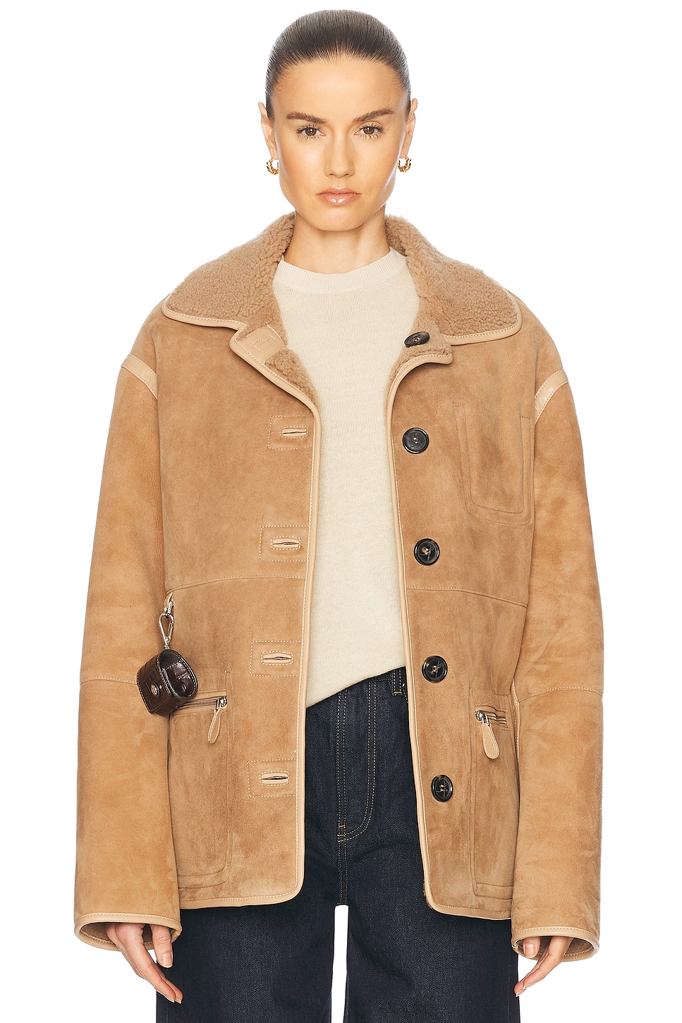 Image 1 of Saks Potts Ada Jacket in Tan