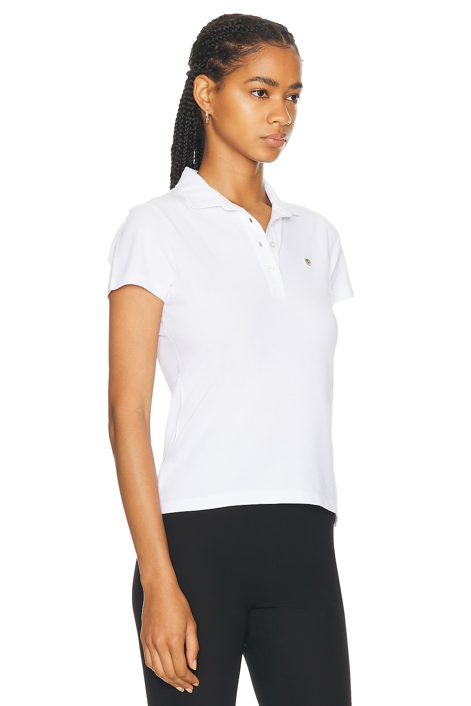 Shop Saks Potts Venus Polo Shirt In White