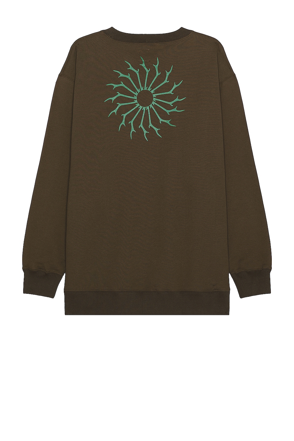 Image 1 of South2 West8 Crew Neck Sweat Shirt in Khaki