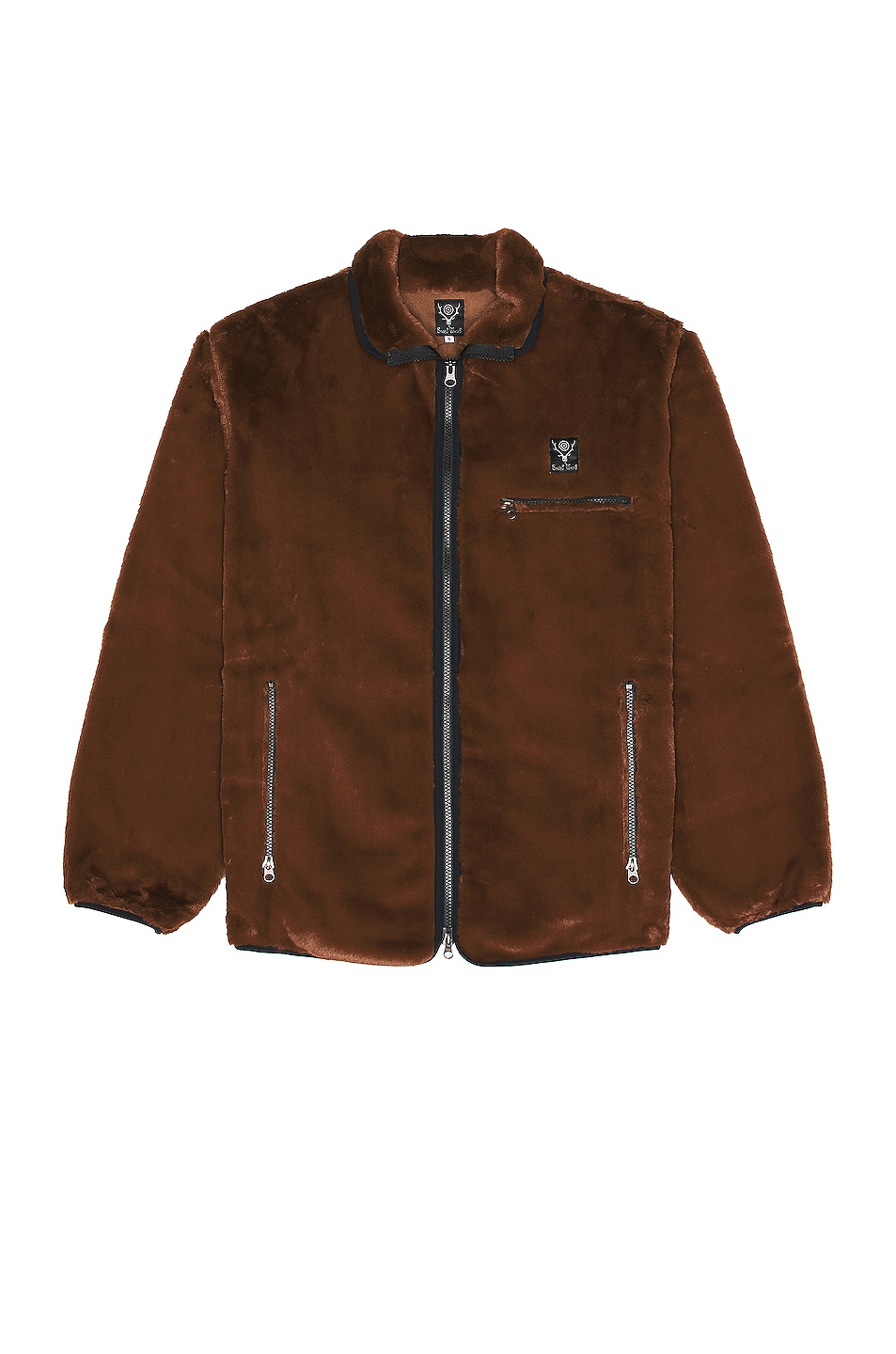 Image 1 of South2 West8 Piping Jacket in Brown