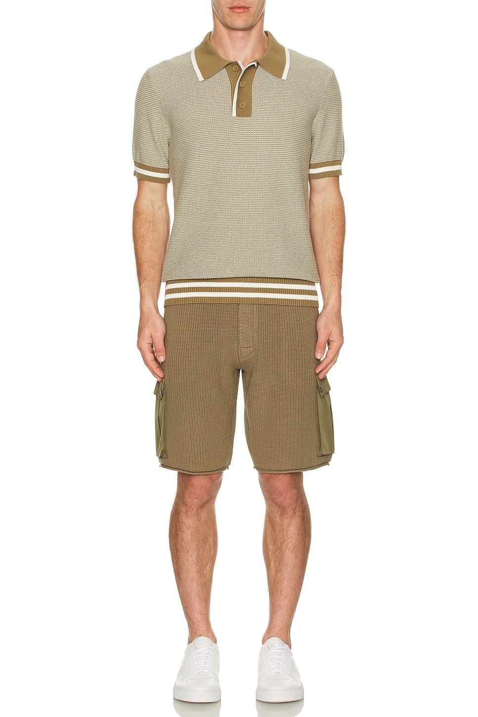 Image 1 of SER.O.YA Coby Short in Khaki Green