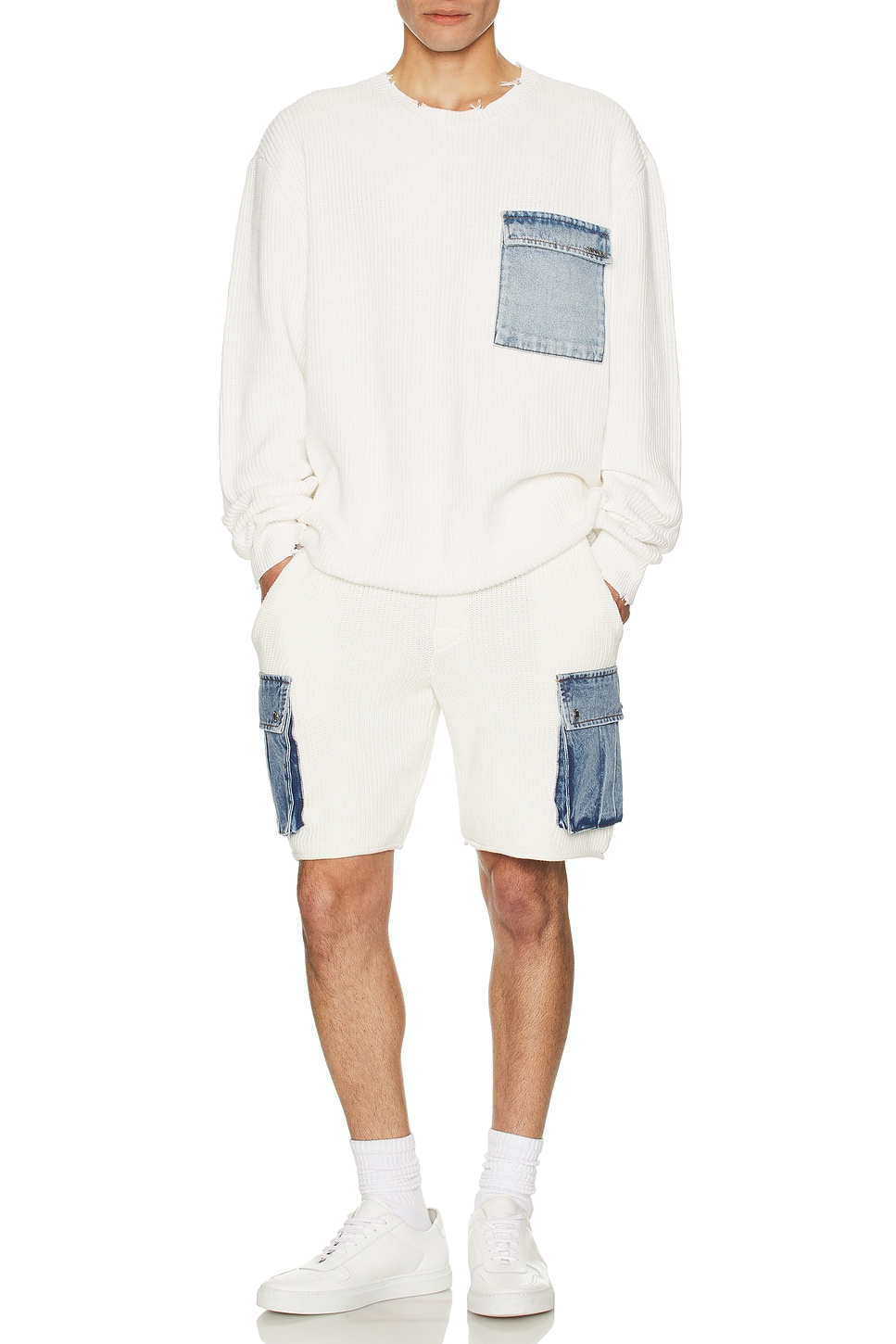 Image 1 of SER.O.YA Henry Cargo Short in White