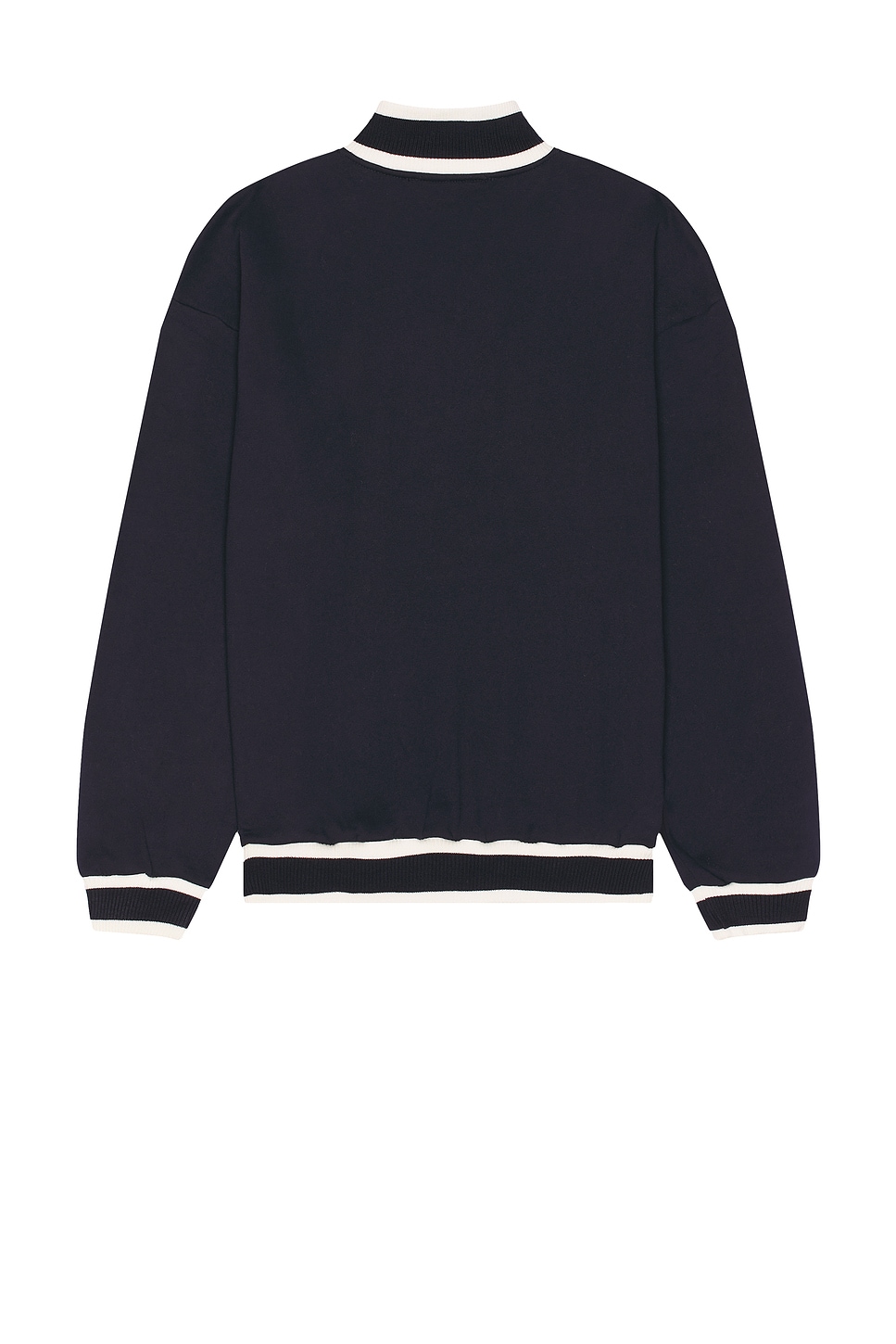 Shop Ser.o.ya Theodore Oversized Fleece Sweater In Navy & White