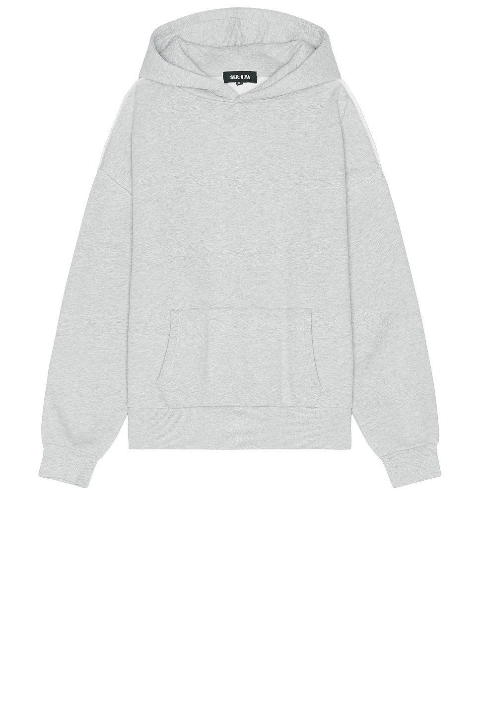 Shop Ser.o.ya Mack Fleece Hoodie In Heather Grey