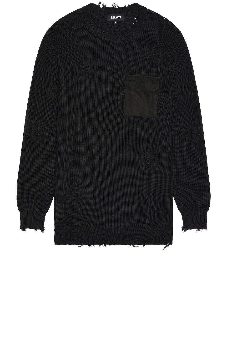 Image 1 of SER.O.YA Devin Sweater in Black