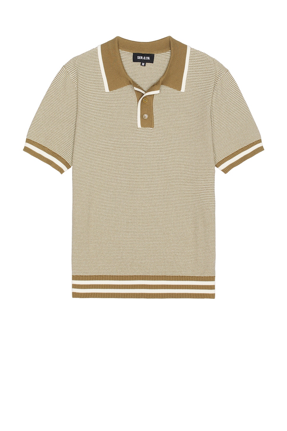 Ethan Knit Polo in Green