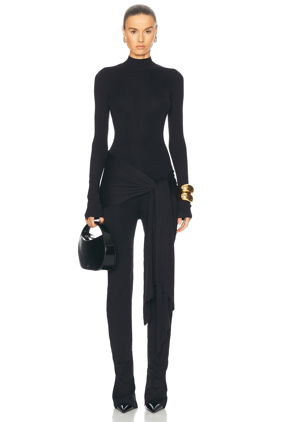 Image 1 of SER.O.YA Celestia Jumpsuit in Black