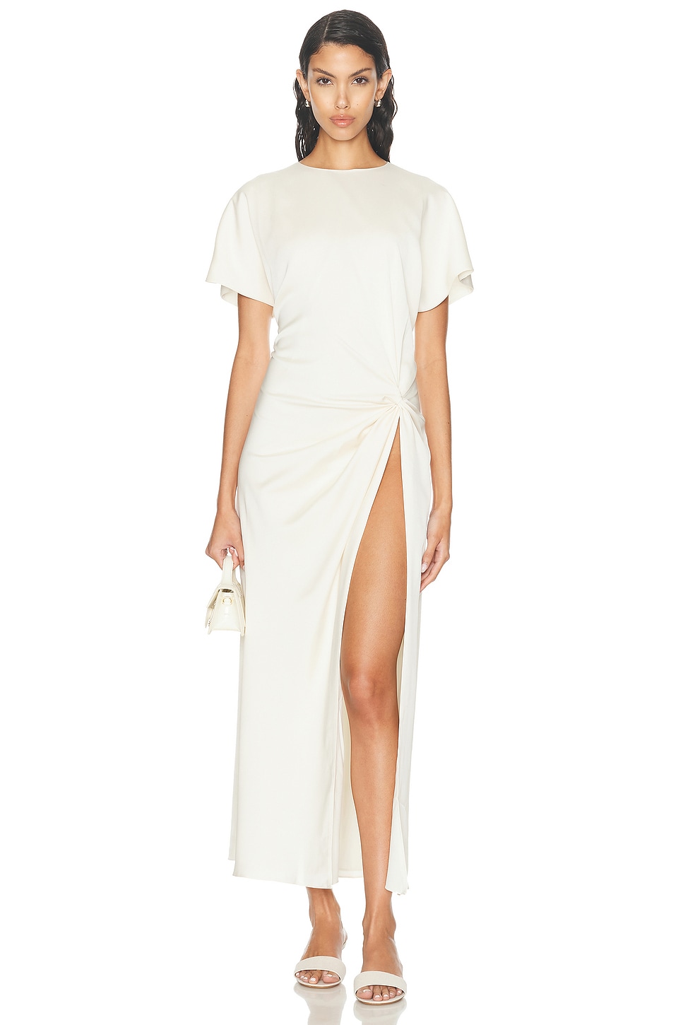 Image 1 of SER.O.YA Tropez Maxi Dress in Porcelain