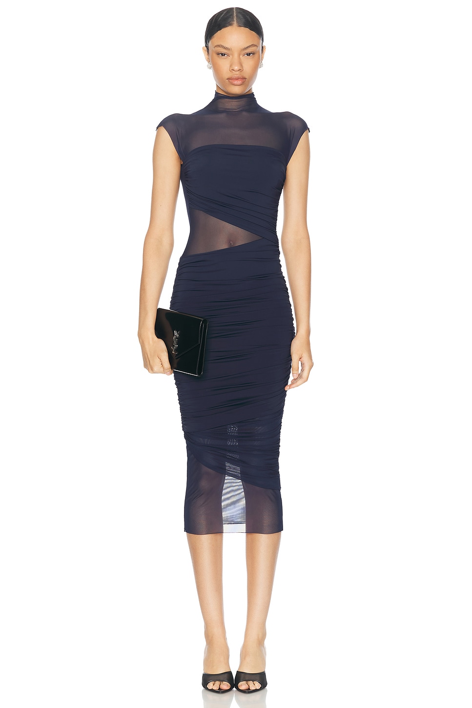 Image 1 of SER.O.YA Tabitha Midi Dress in Sapphire