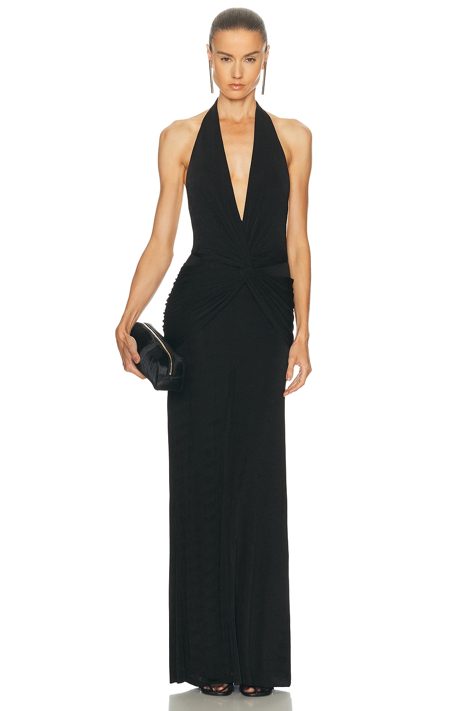 Image 1 of SEROYA Mada Maxi Dress in Black