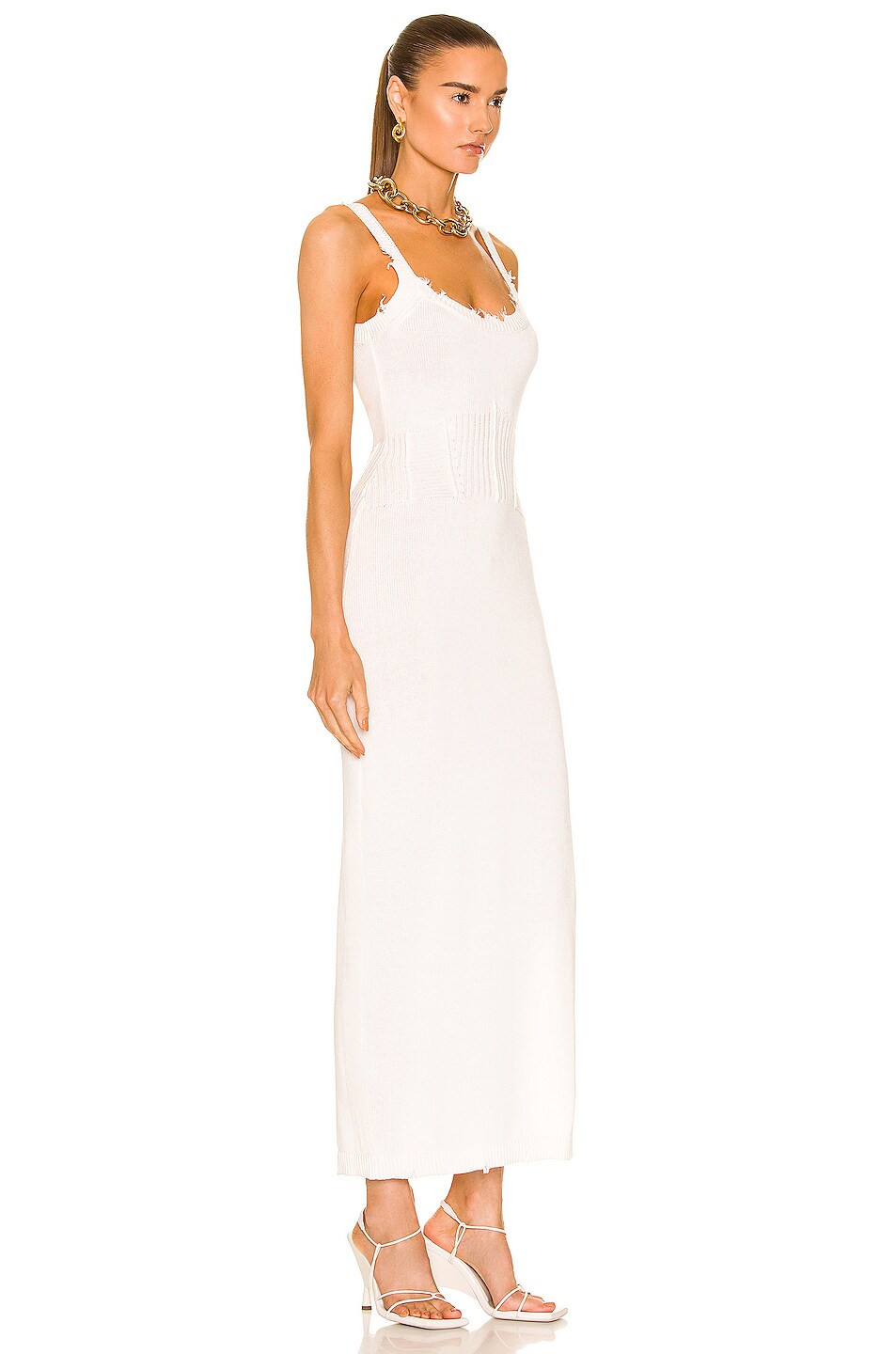 SER.O.YA Gabby Maxi Dress in White | FWRD
