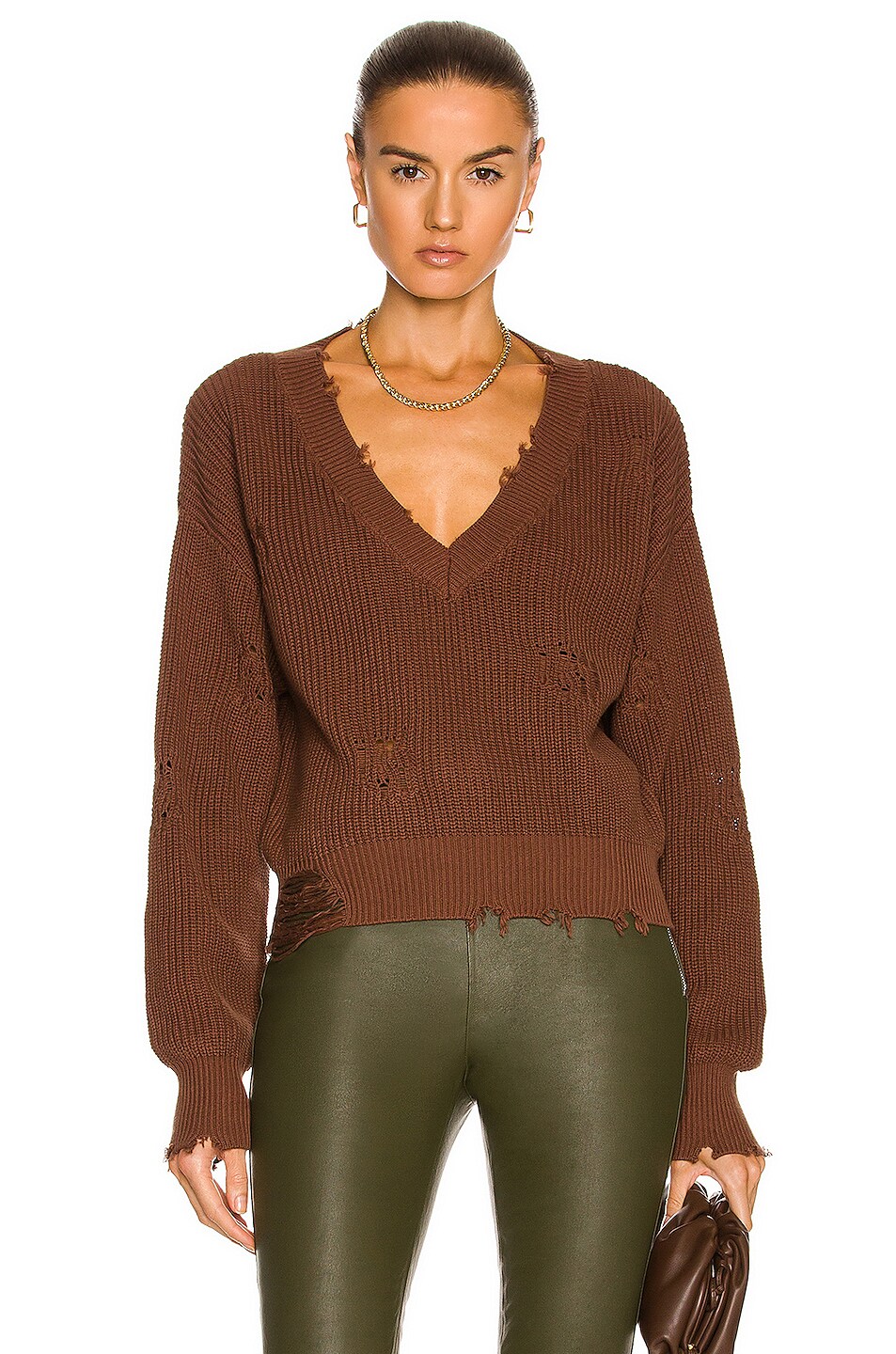 Image 1 of SER.O.YA Syd Sweater in Brown