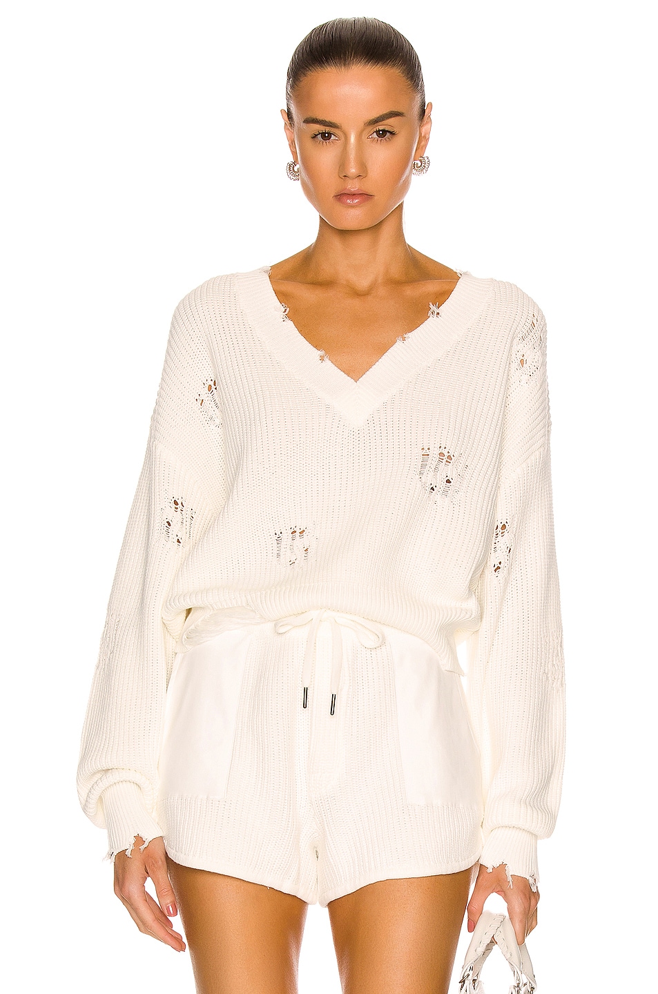 Image 1 of SER.O.YA Syd Sweater in White