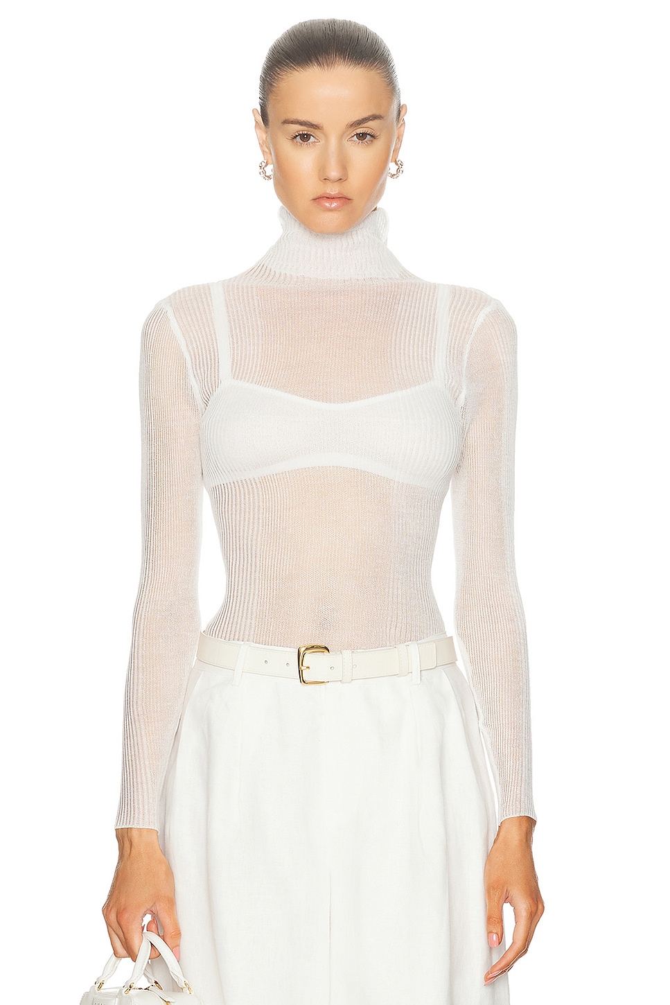 Image 1 of SER.O.YA Piper Sweater in White