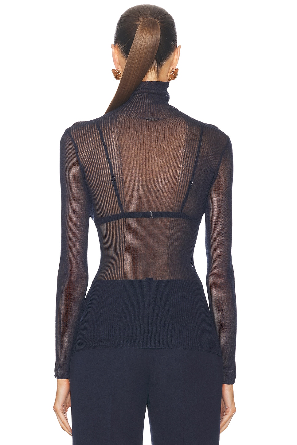 Image 3 of SEROYA Piper Sweater in Sapphire